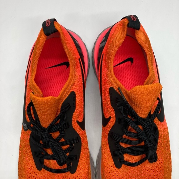 Nike Epic React Flyknit Copper Flash Shoes Sz 14 - Picture 8 of 9